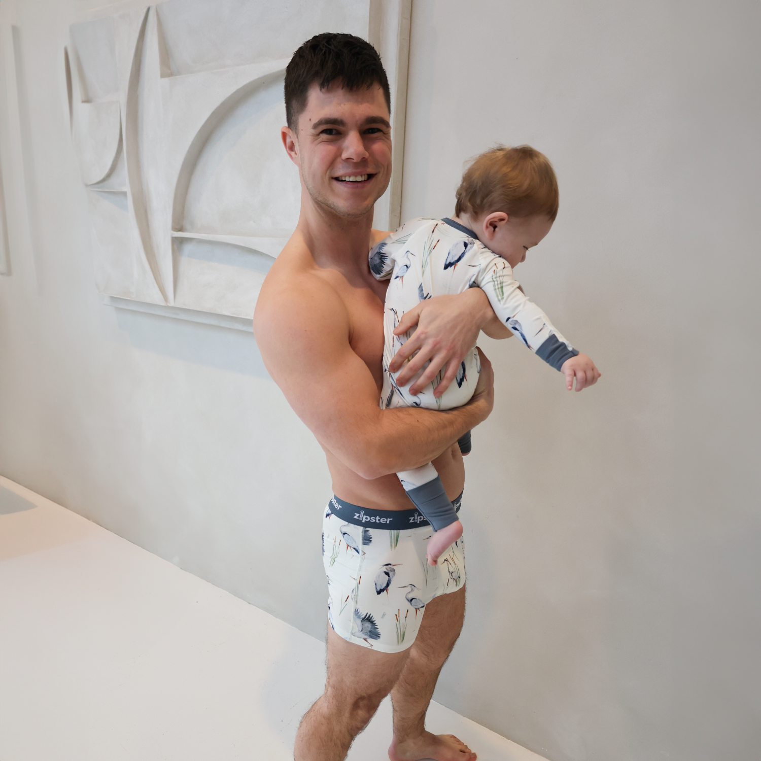 Men's Boxer Shorts Heron