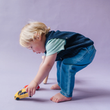 Jeans skater in denim blu