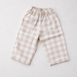 Spodnie Gingham Adventure w kolorze owsianym