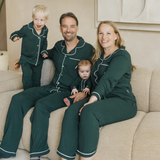 Conjunto de pijama Heritage verde para hombre