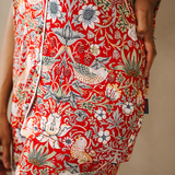 William Morris - Set di pigiami da donna rosso ladro di fragole