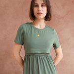 Santorini Breastfeeding T-Shirt Dress