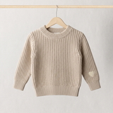 Sweter w kolorze czystej bieli „Whisper White”