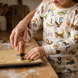 Kinderpyjama met dierenalfabet