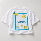Camiseta oversize para niño Lemon Squeezy
