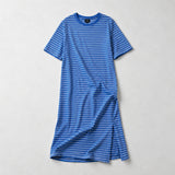 Robe d'allaitement rayée bleu / blanc