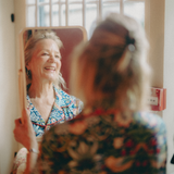 William Morris Damen Pyjamas Set Erdbeerdieb Marineblau