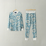 William Morris PJ-set voor kinderen Mallow Blue