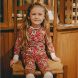 William Morris PJ-set Aardbeiendief Rood