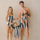 Damen-Badeanzug Como Stripes