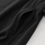 Maglietta oversize per l'allattamento al seno nera