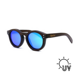 Bambus-Sonnenbrille Rund