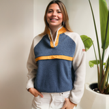 Pile per l'allattamento al seno Retro Blue