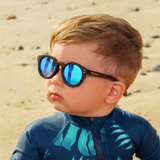 Bambus-Sonnenbrille Rund