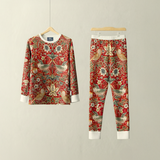 William Morris PJ-set Aardbeiendief Rood