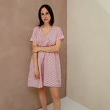 Robe d'allaitement Portofino rose