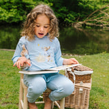 Set da salotto in bambù Peter Rabbit Blu