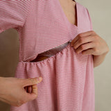 Robe d'allaitement Portofino rose