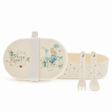 Boîte à goûter Peter Rabbit avec couverts