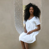 Robe d'allaitement Portofino Blanc