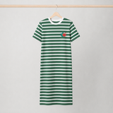 Camiseta para lactancia a rayas, vestido «Casa Azul Frida»