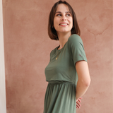 Santorini Breastfeeding T-Shirt Dress